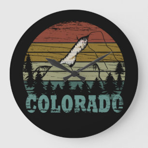 Relógio Grande coloração do estado do Colorado