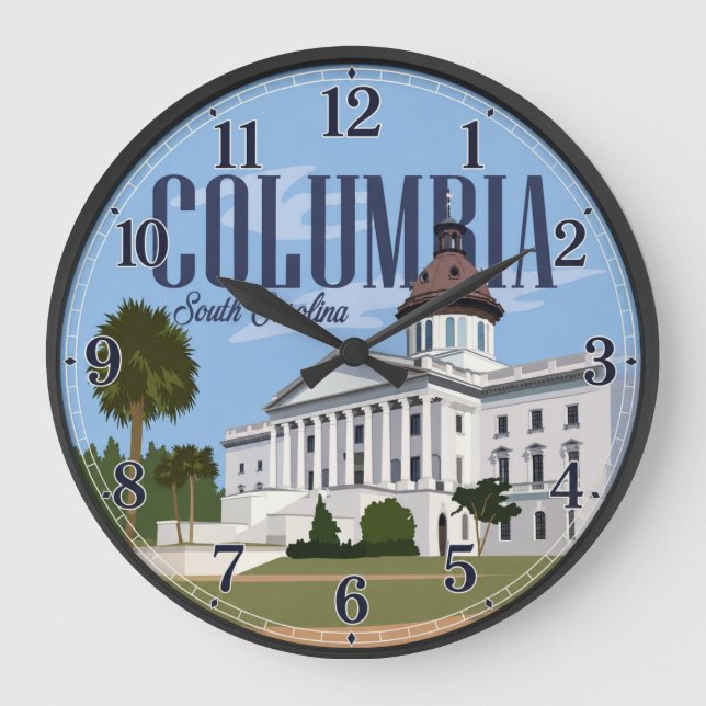 Relógio Grande Columbia South Carolina Capitol (Frente)