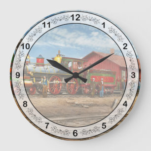 Relógio Grande Comboio - Locomotiva - Número Apache 23 1868