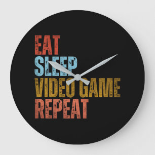 RELÓGIO GRANDE COMER DORMIR JOGO ELETRÔNICO REPETIR