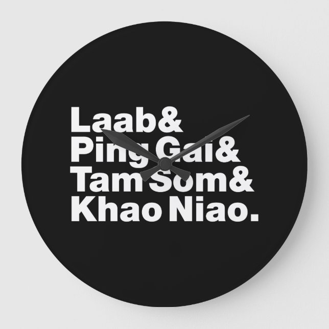 Relógio Grande Comida da rua Laociana (Frente)