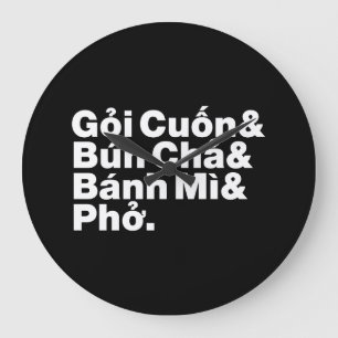 Relógio Grande Comida vietnamiana da rua