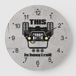 Relógio Grande Como eu rolo | 4x4 Caminhão de Rastreador Rodoviár