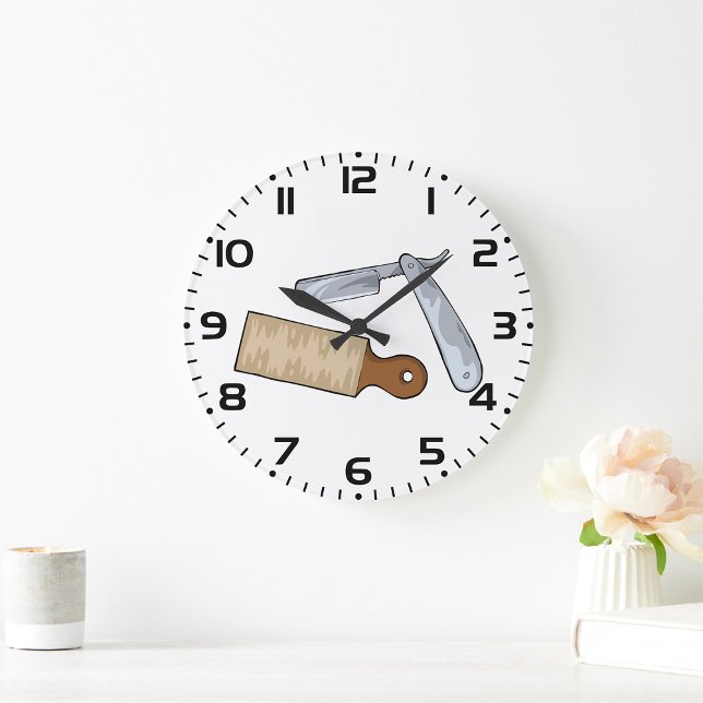 Relógio Grande Compro Vintage Hetero Razor e Strop Barber (Criador carregado)