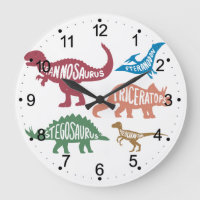 Conjunto de silhuetas de diferentes dinossauros