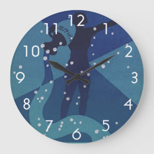Relógio Grande Constelação de Aquário, Astrologia do Zodíaco Vint