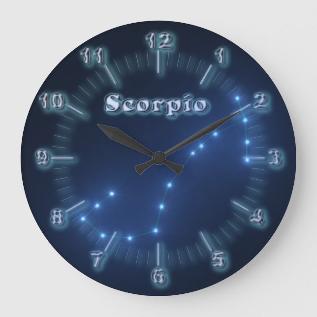 Relógio Grande Constelação de Scorpio (Frente)