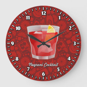 Relógio Grande Coquetel Negroni