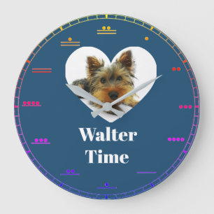 Relógio Grande Coração