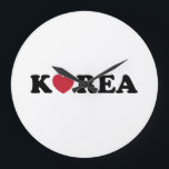 Relógio Grande Coração de Amor da Coreia<br><div class="desc">Coração de Amor da Coreia

A Globe Trotters é especializada em imagens idiossincráticas de todo o mundo. Aqui você encontrará Cartões de Saudação,  Cartões Postais,  Posters,  Mouséads e muito mais.</div>