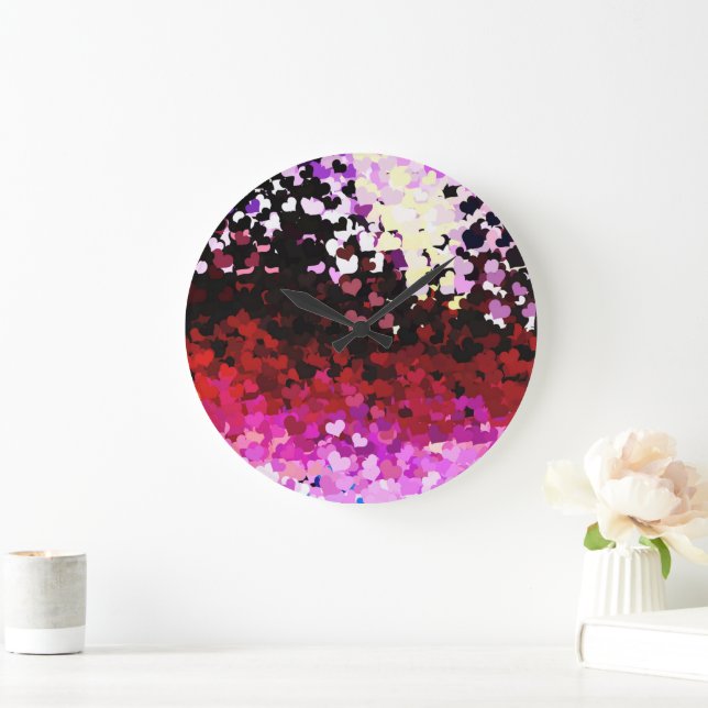 RELÓGIO GRANDE CORAÇÕES (Lar)