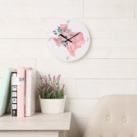 Cores-d-água Blush Floral Texas Russo Rosa