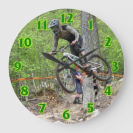 Relógio Grande Corrida de bicicleta Enduro Mountain