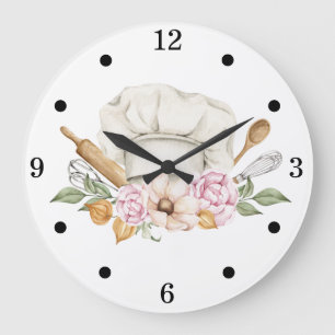 Relógio Grande Cozinha de ferramentas para padeiros