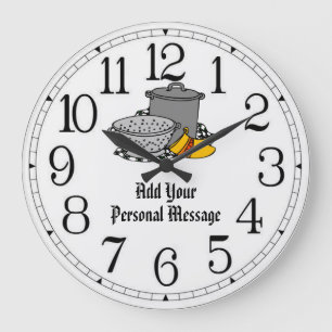 Relógio Grande Cozinha de massas