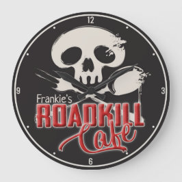 Relógio Grande Cozinha do Café Cheeky Roadkill