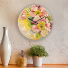 Cozinha Floral Vintage com Estilo Retro