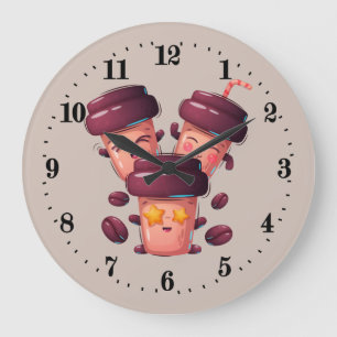 Relógio Grande cozinha fofa, café de negócios compro Grande Relóg