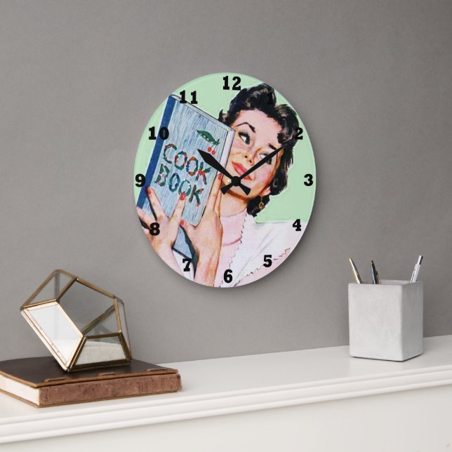 Relógio Grande cozinha legal retro vintage (Escritório)