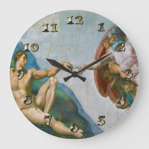 Relógio Grande Criação de Adam - Michelangelo 1475 - 1564