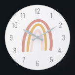 Relógio Grande Crianças Cachorros Pintadas Pão-de-Obra-Arco-íris<br><div class="desc">Estamos sempre a adicionar novas designs diariamente!</div>