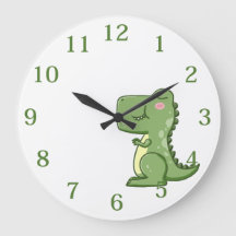 Crianças Dinossauro Verde 