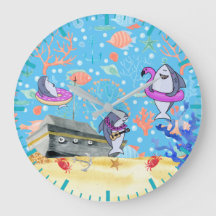 Crianças do tempo do Deep Sea Sharep Party