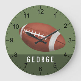 Relógio Grande Crianças modernas e ecológicas de futebol