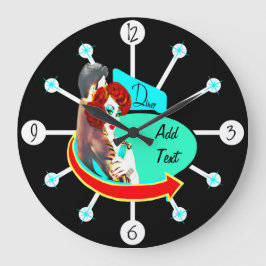 Relógio Grande Crie Seu Próprio Jantar De 50 De Vintagem Retroati