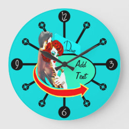 Relógio Grande Crie Seu Próprio Jantar De 50 De Vintagem Retroati