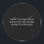 Relógio Grande Crie seu próprio personalizado<br><div class="desc">Personalize este produto adicionando suas próprias imagens e texto e escolhendo suas fontes e cores favoritas. Visite a Arte Aviária no Zazzle para ver toda a nossa coleção de produtos fáceis de personalizar e de alta qualidade!</div>