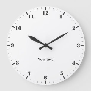 Relógio Grande Cronógrafo com numerais e marcadores árabes