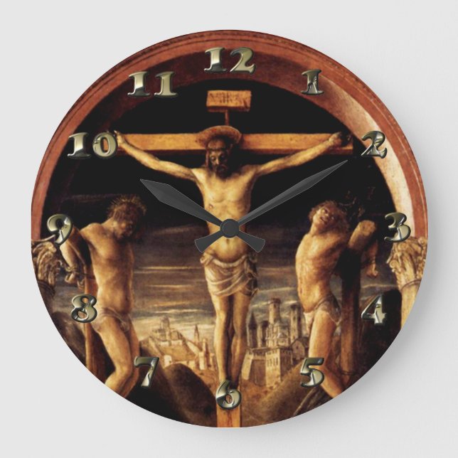 Relógio Grande Crucificação de Jesus por Vincenzo Foppa - 1456 (Frente)