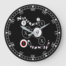 Relógio Grande Cruncher Número