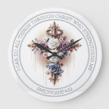 Cruz com Coroa de Cornos, Rosas e Verso Bíblia