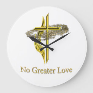 Relógio Grande Cruzes cristãs