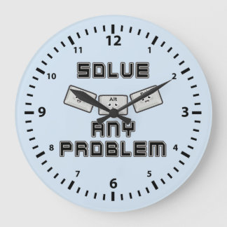 Relógio Grande Ctrl Alt Del