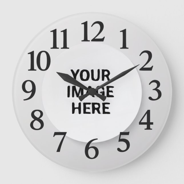 Relógio Grande Customized Wall Clock (Frente)