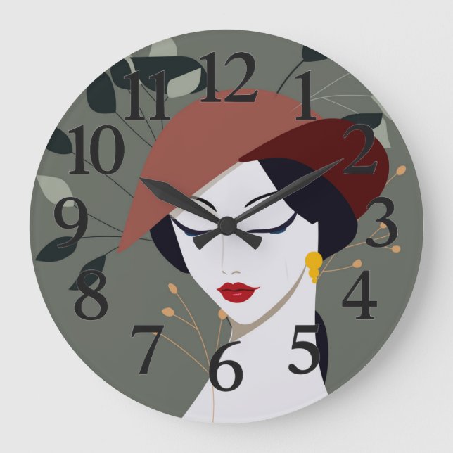 Relógio Grande Customized wall clock for home (Frente)