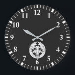 Relógio Grande Cut bamboo in embracing bamboo leaves<br><div class="desc">This kamon is called "Daki take ni kiri take" in Japan.</div>