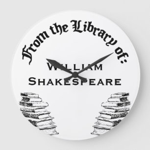 Relógio Grande Da biblioteca do pulso de disparo de parede