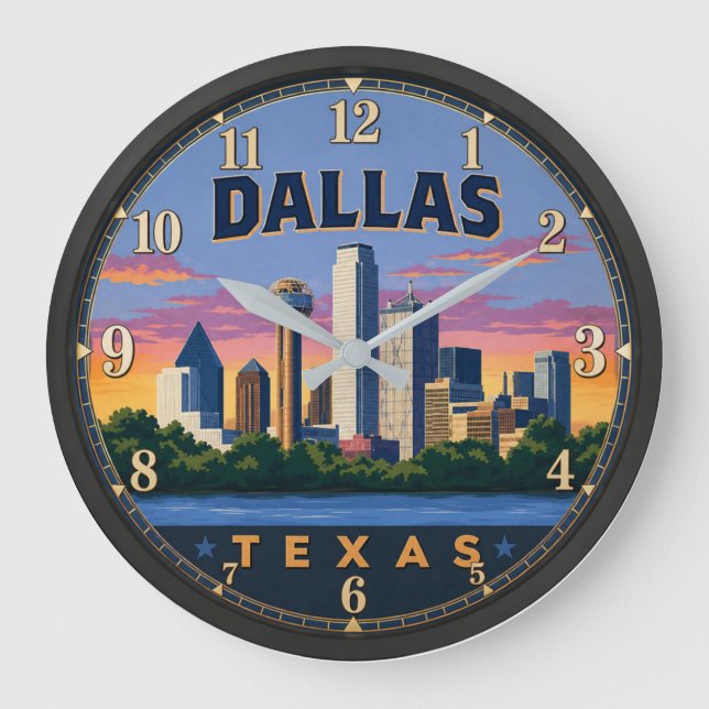 Relógio Grande Dallas Texas  (Frente)