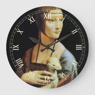 Relógio Grande Dama com Arminho de Leonardo da Vinci