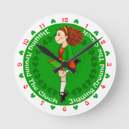 Relógio Grande Dançado Irlandês