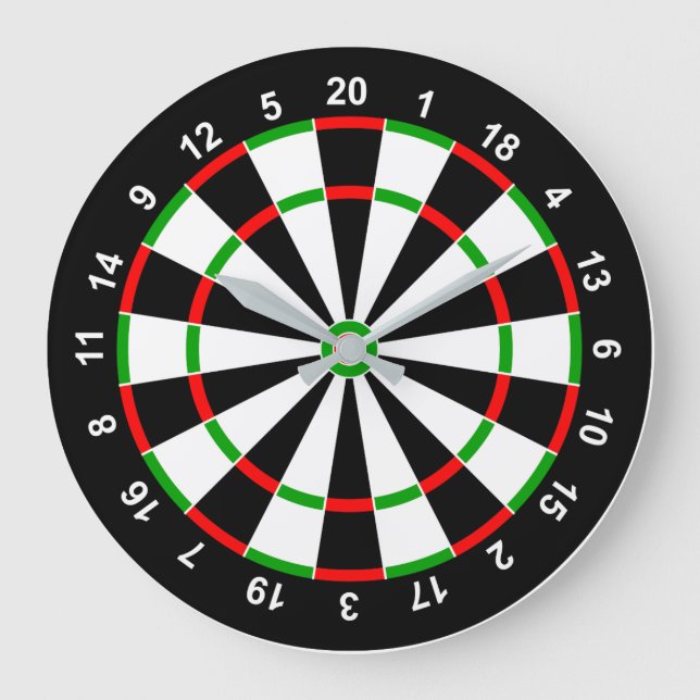 Relógio Grande Dartboard (Frente)