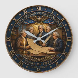 Relógio Grande Declaration of Independence 250th Anniversary