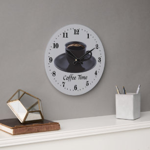 Relógio Grande decoração do tempo do café