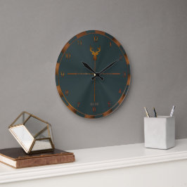 Relógio Grande Deer Hunter Wall Clock
