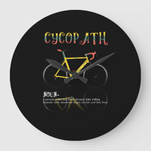 Relógio Grande Definição Engraçado Presente do Viciado em Cicl