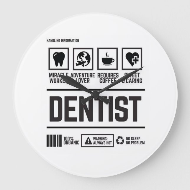 Relógio Grande dentista (Frente)